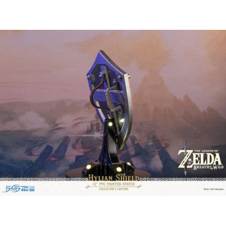 First 4 Figures - Zelda - Hylian Shield Collector's Edition - Breath of the Wild statua in PVC