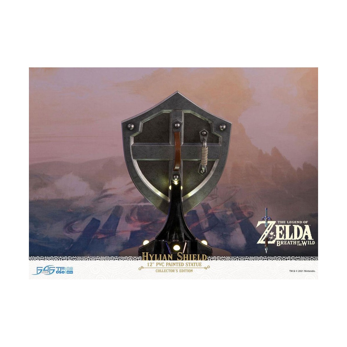 First 4 Figures - Zelda - Hylian Shield Collector's Edition - Breath of the Wild statua in PVC