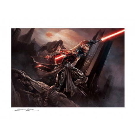 Star wars print Stampa d'arte - Darth Maul: Savage Rage - 46 x 61 cm senza cornice