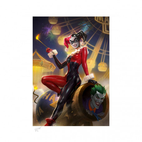Stampa DC Comics - Stampa artistica Harley Quinn & The Joker 37 - 46 x 61 cm - senza cornice