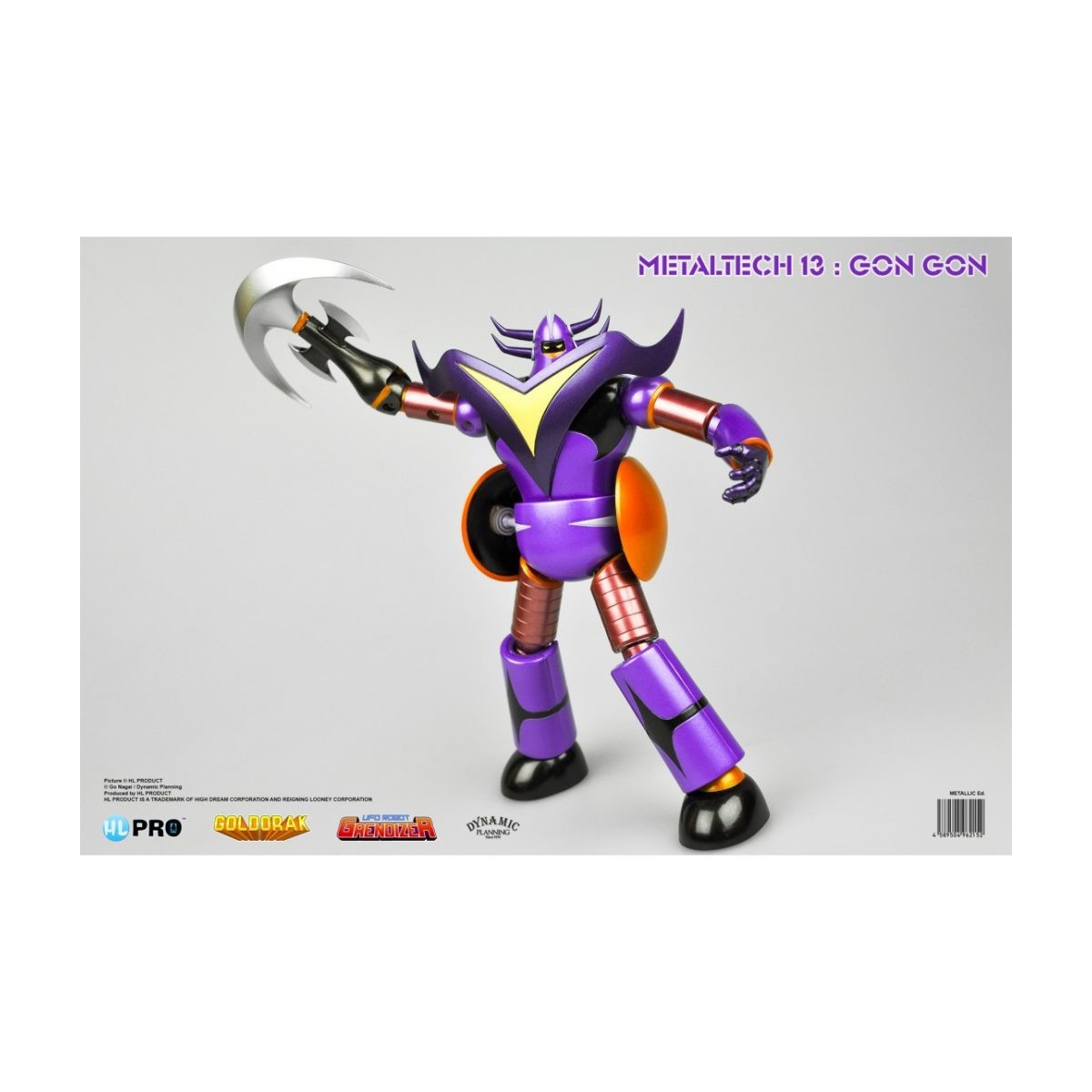 HL PRO - Gon Gon Metallic Color - Goldorak - UFO Robot Grendizer - Metaltech 13 Die Cast