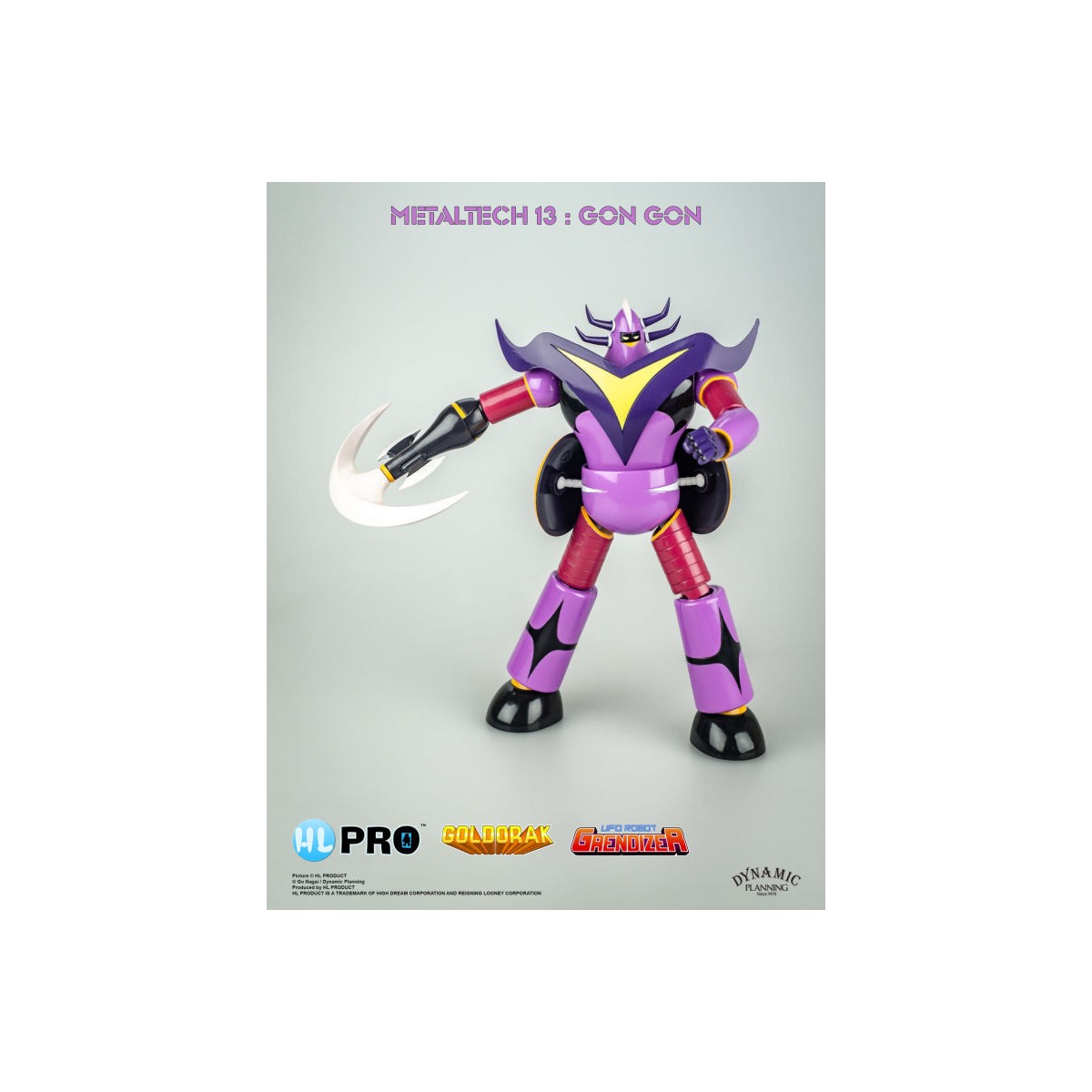 HL PRO - Gon Gon Anime Color - Goldorak - UFO Robot Grendizer - Metaltech 13 Die Cast
