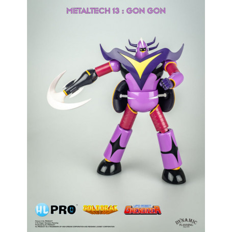 HL PRO - Gon Gon Anime Color - Goldorak - UFO Robot Grendizer - Metaltech 13 Die Cast