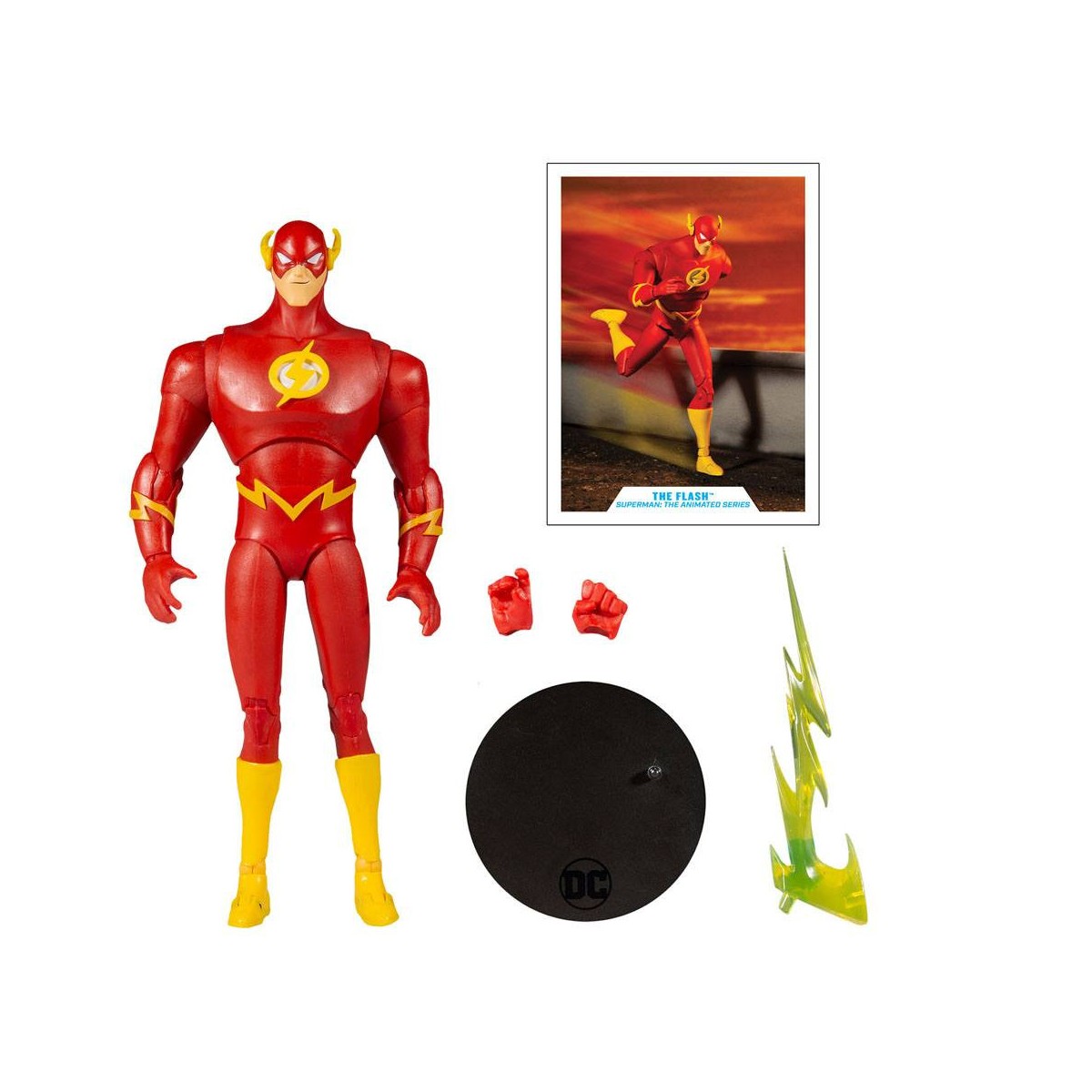 Mc Farlane DC Multiverse - Flash - Superman: The Animated Series 1/12