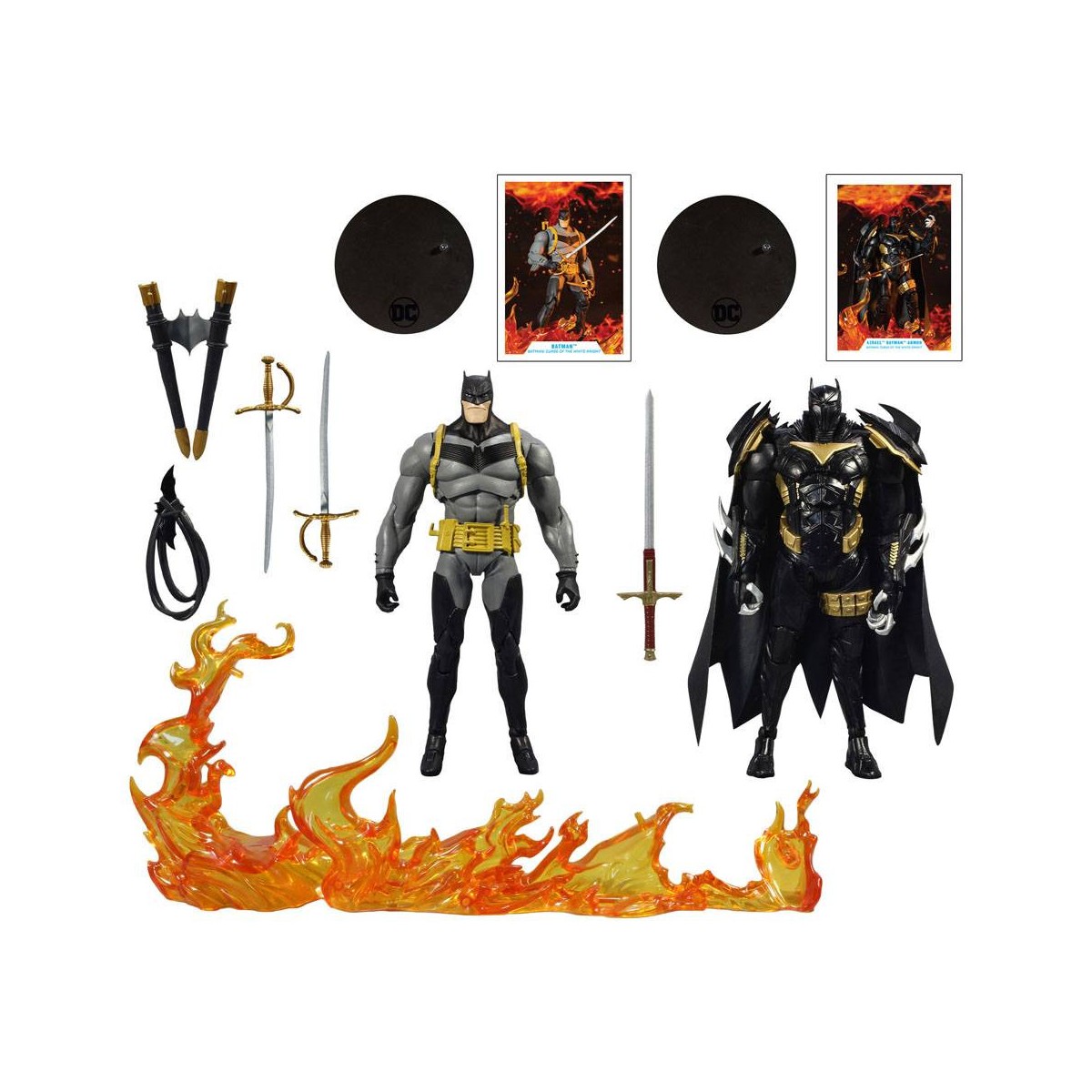 Mc Farlane - DC Multiverse - Batman vs Azrael Batman Armor - Multipack White Knight 1/12