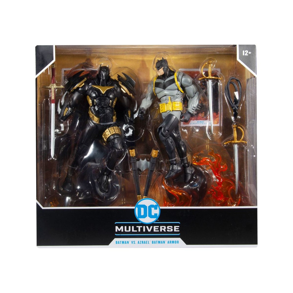 Mc Farlane - DC Multiverse - Batman vs Azrael Batman Armor - Multipack White Knight 1/12