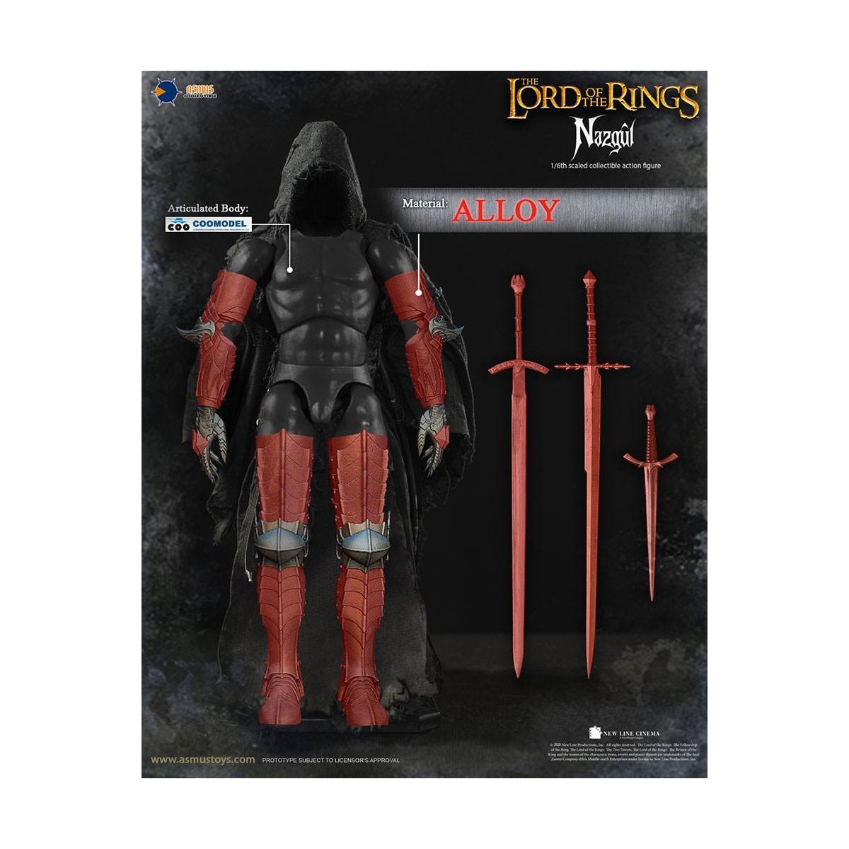 Asmus Toys - Il Signore degli Anelli 1/6 Nazgûl - Ringwraith - LOTR