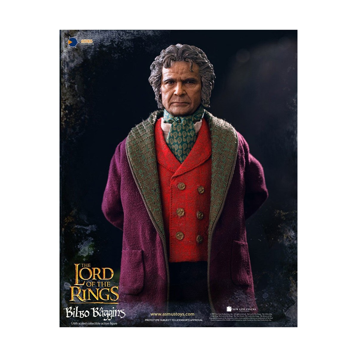 Asmus Toys - Il Signore degli Anelli 1/6 Bilbo Baggins figura - LOTR