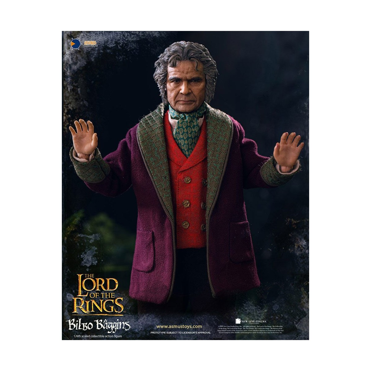 Asmus Toys - Il Signore degli Anelli 1/6 Bilbo Baggins figura - LOTR