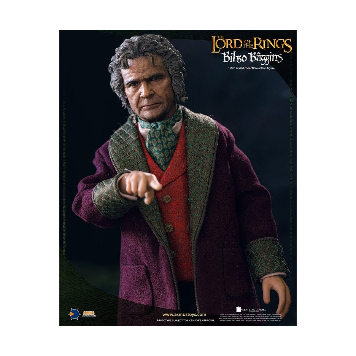 Asmus Toys - Il Signore degli Anelli 1/6 Bilbo Baggins figura - LOTR