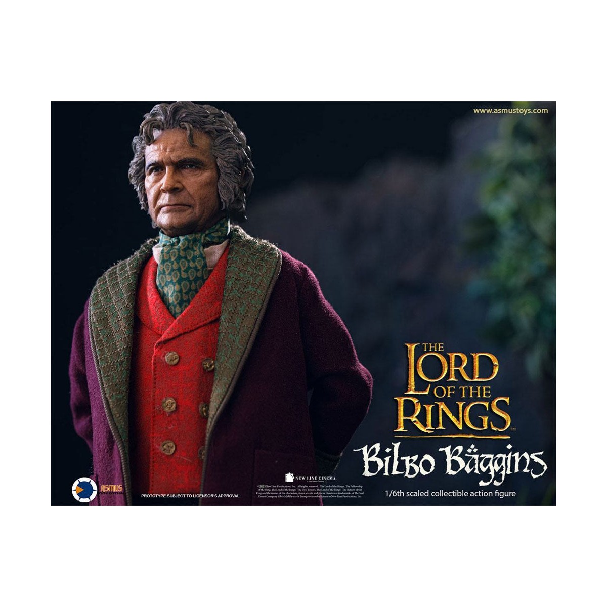 Asmus Toys - Il Signore degli Anelli 1/6 Bilbo Baggins figura - LOTR