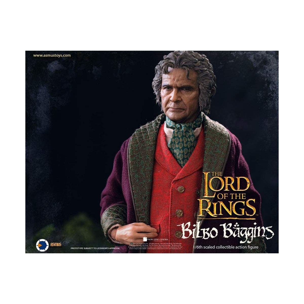 Asmus Toys - Il Signore degli Anelli 1/6 Bilbo Baggins figura - LOTR