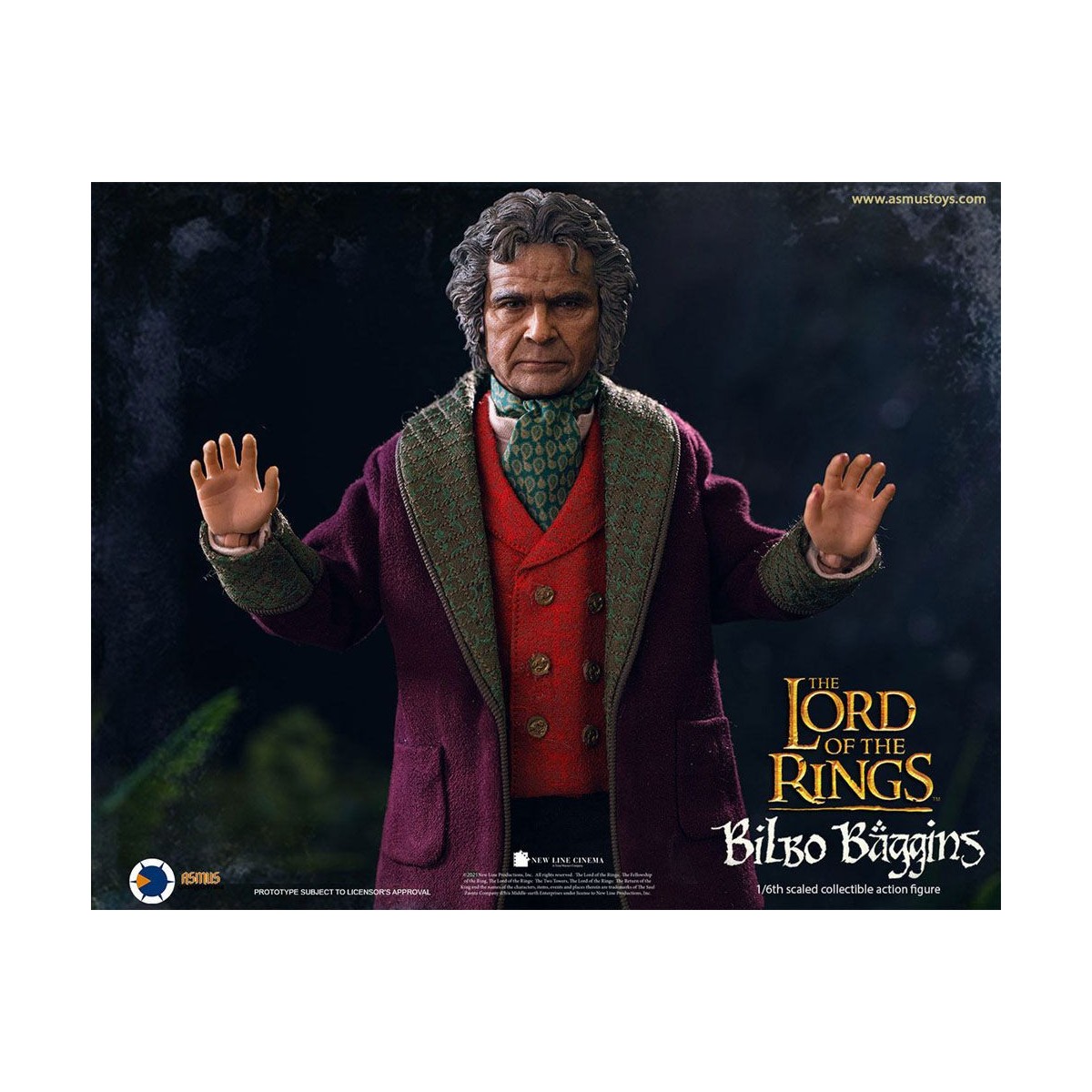 Asmus Toys - Il Signore degli Anelli 1/6 Bilbo Baggins figura - LOTR