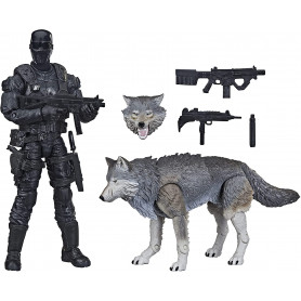 Hasbro G.I.JOE - Set di 2 figure Snake eyes & Timber Alpha Commando - Classified Series