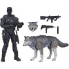 Hasbro G.I.JOE - Set di 2 figure Snake eyes & Timber Alpha Commando - Classified Series