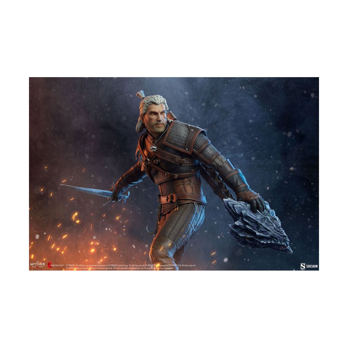 Sideshow The Witcher 3: Wild Hunt - Geralt formato Premium 1/4
