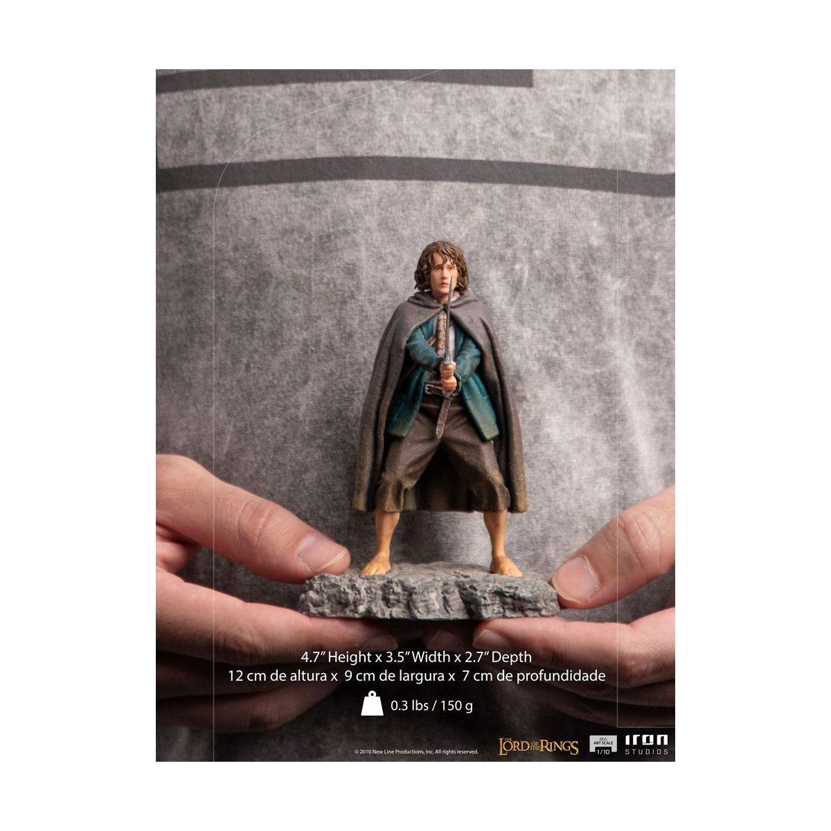 Iron Studios - Pippin - Il Signore degli Anelli - LOTR statua BDS Art Scale 1/10