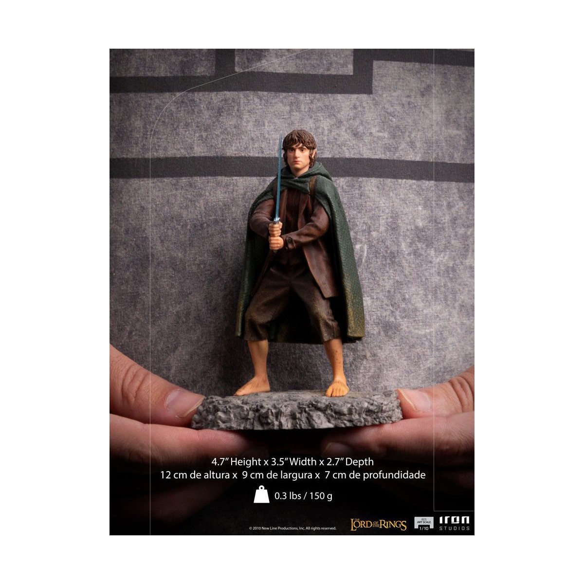 Iron Studios - Frodo - Il Signore degli Anelli - LOTR statua BDS Art Scala 1/10