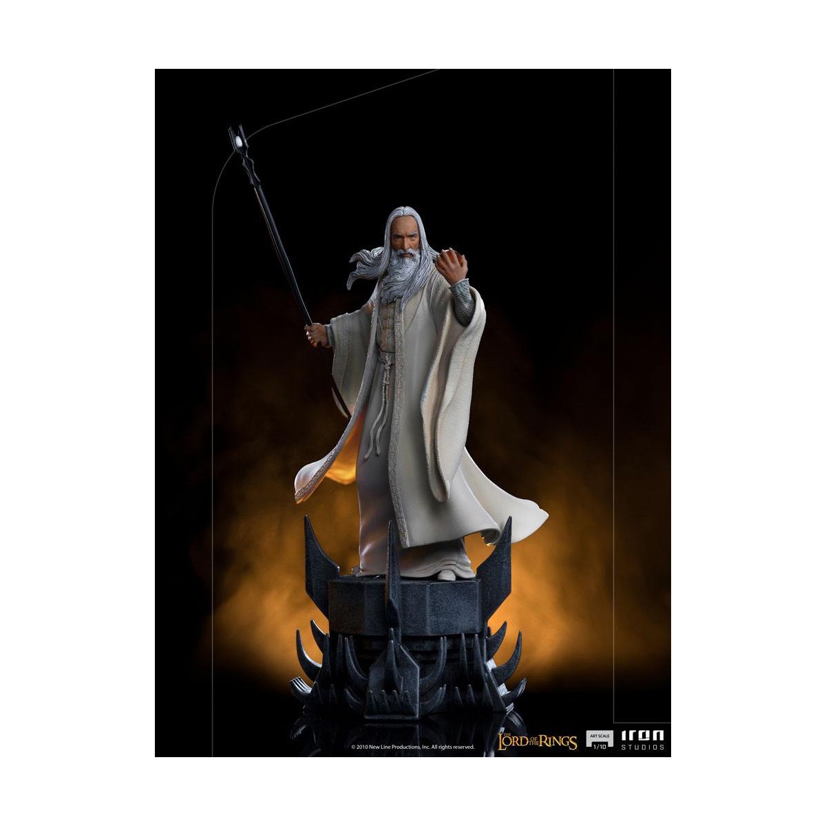 Iron Studios - Saruman - Saruman - Il Signore degli Anelli - LOTR statua BDS Art Scala 1/10