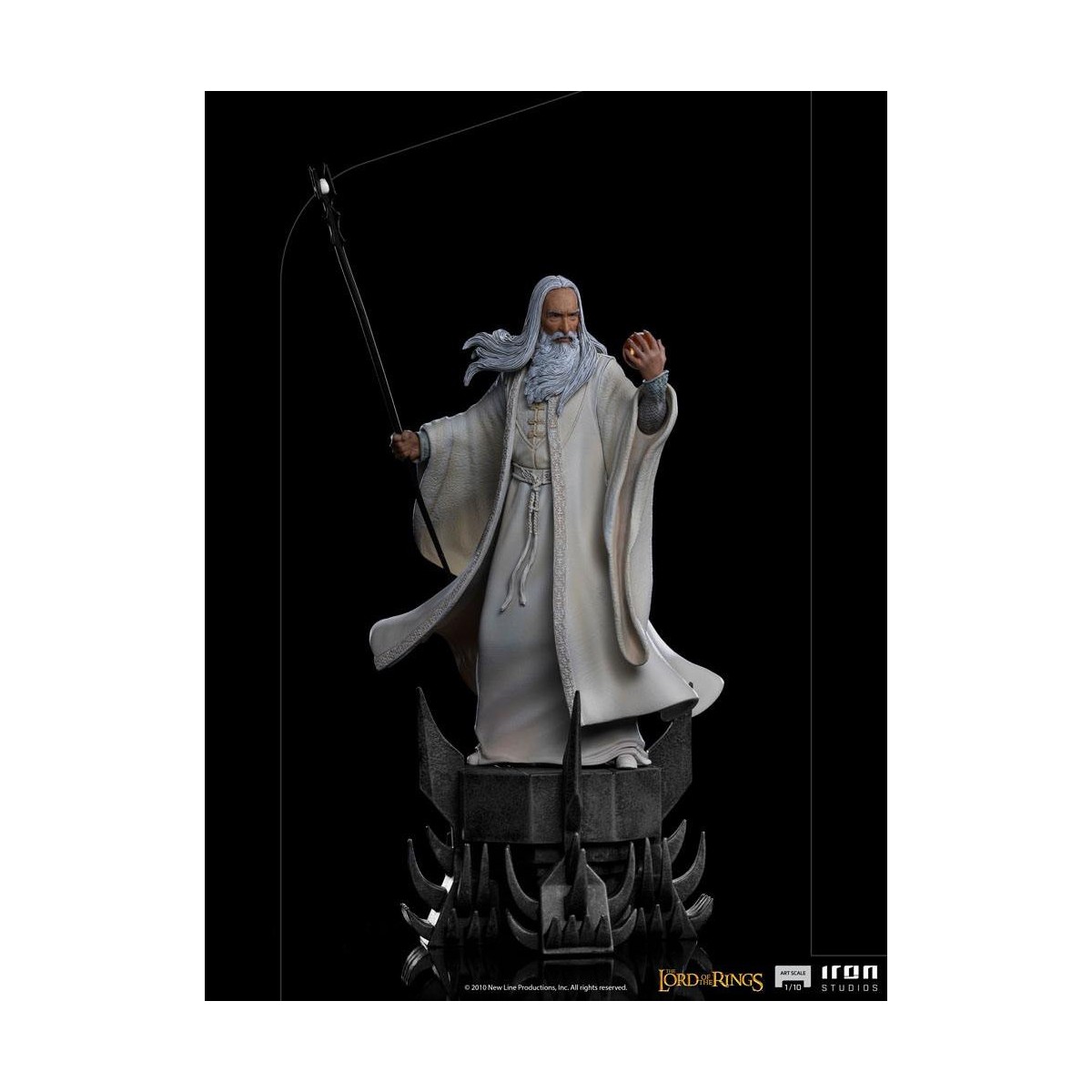 Iron Studios - Saruman - Saruman - Il Signore degli Anelli - LOTR statua BDS Art Scala 1/10