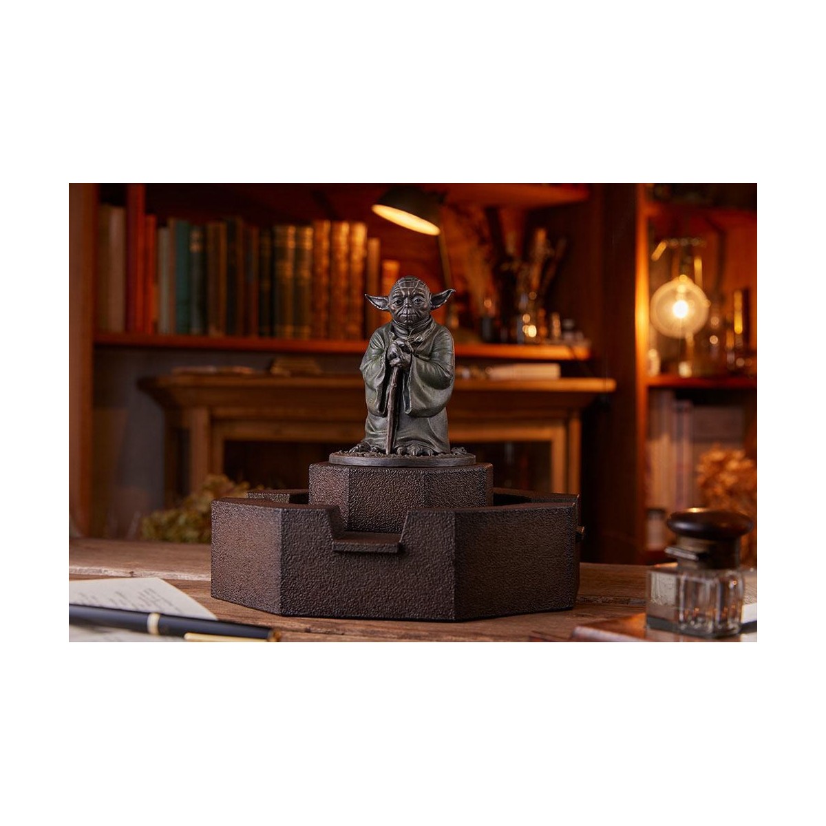 Kotobukiya Star Wars Cold Cast statua Yoda Fontana edizione limitata