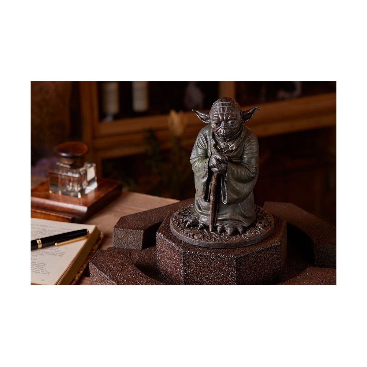 Kotobukiya Star Wars Cold Cast statua Yoda Fontana edizione limitata