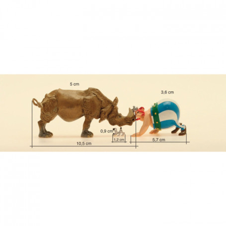 Pixi - Asterix e Obelix - Obelix naso a naso con il rinoceronte