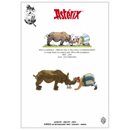 Pixi - Asterix e Obelix - Obelix naso a naso con il rinoceronte