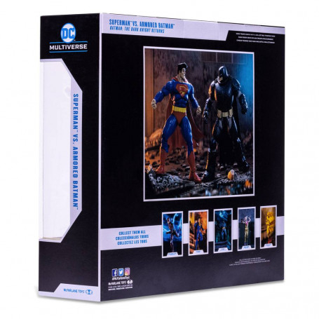 Mc Farlane DC Multiverse - Superman Vs Armored Batman (The Dark Knight Returns) 2-Pack 1/12