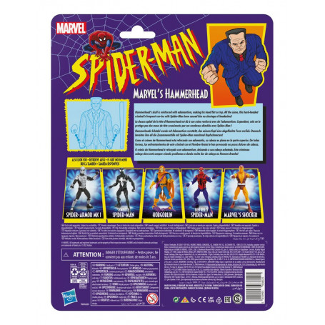Collezione Marvel Legends Retro Spider-Man - Hammerhead
