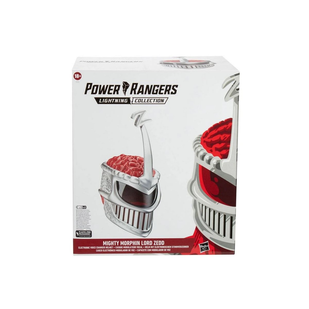 Hasbro - Lord Zedd 1:1 Casco - Mighty Morphin Power Rangers Lightning Collection - Edizione da collezione
