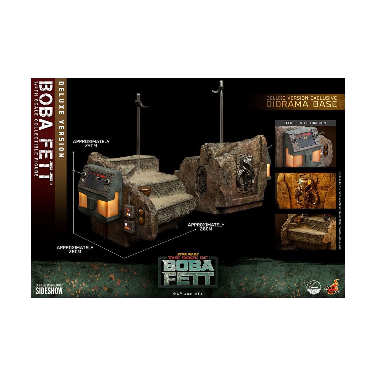 Hot Toys Star Wars - Boba Fett 1/4 Deluxe - Il libro di Boba Fett