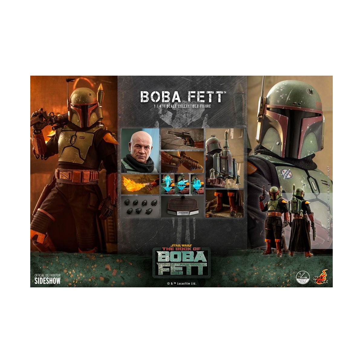 Hot Toys Star Wars - Boba Fett 1/4 - Il libro di Boba Fett