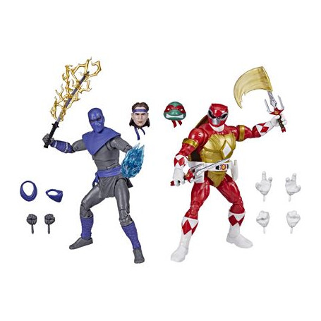 Hasbro - RAPHAEL & FOOT SOLDIER TOMMY 2-Pack - Collezione Lightning Power Rangers