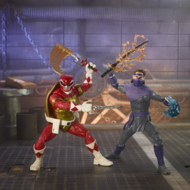 Hasbro - RAPHAEL & FOOT SOLDIER TOMMY 2-Pack - Collezione Lightning Power Rangers