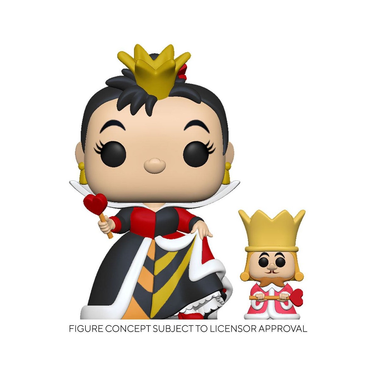Funko POP! Disney - Alice nel paese delle meraviglie - Regina di cuore con re