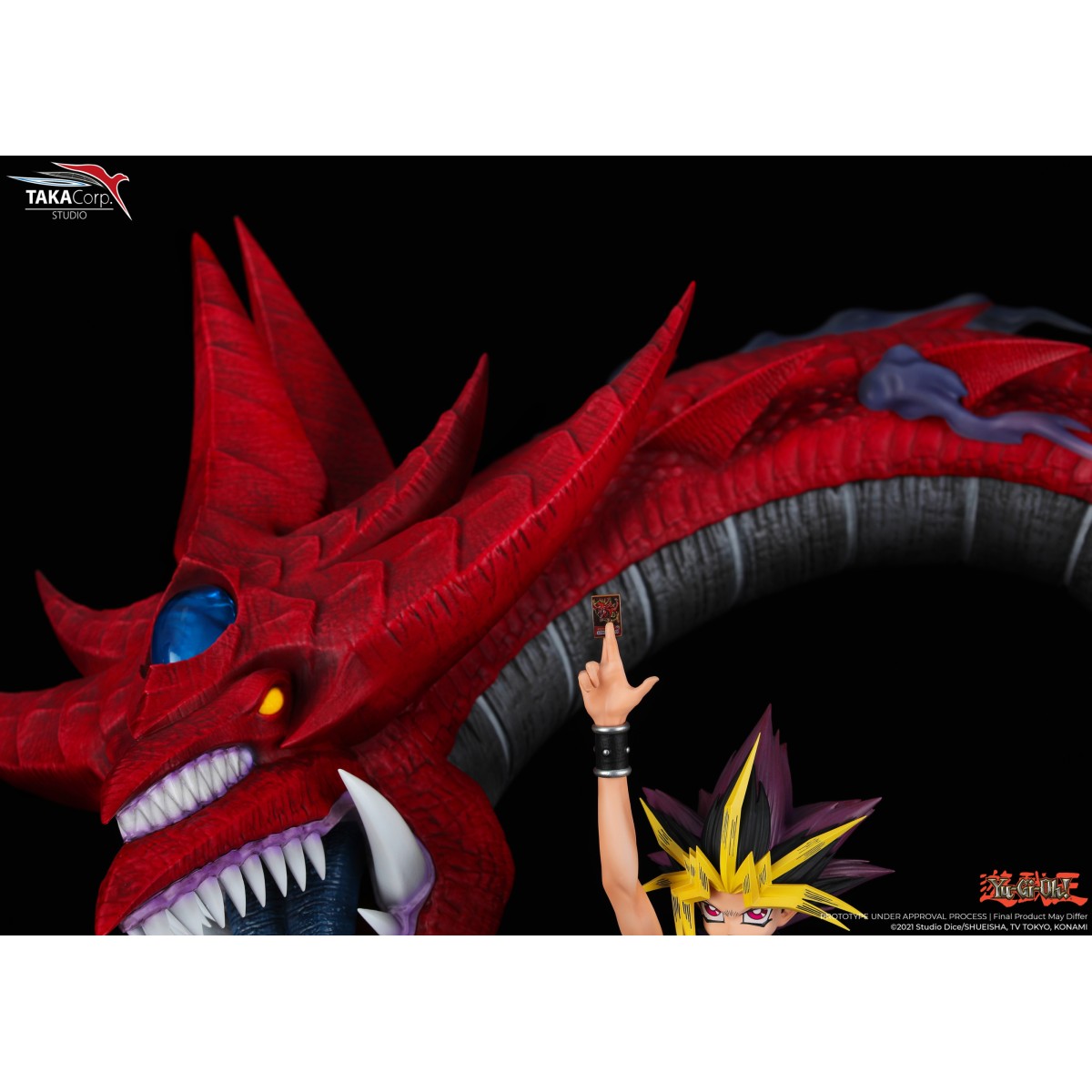 Statua Taka Corp - Yu Gi-Oh! - Yami Yugi & Slifer The Celestial Dragon - 1/6