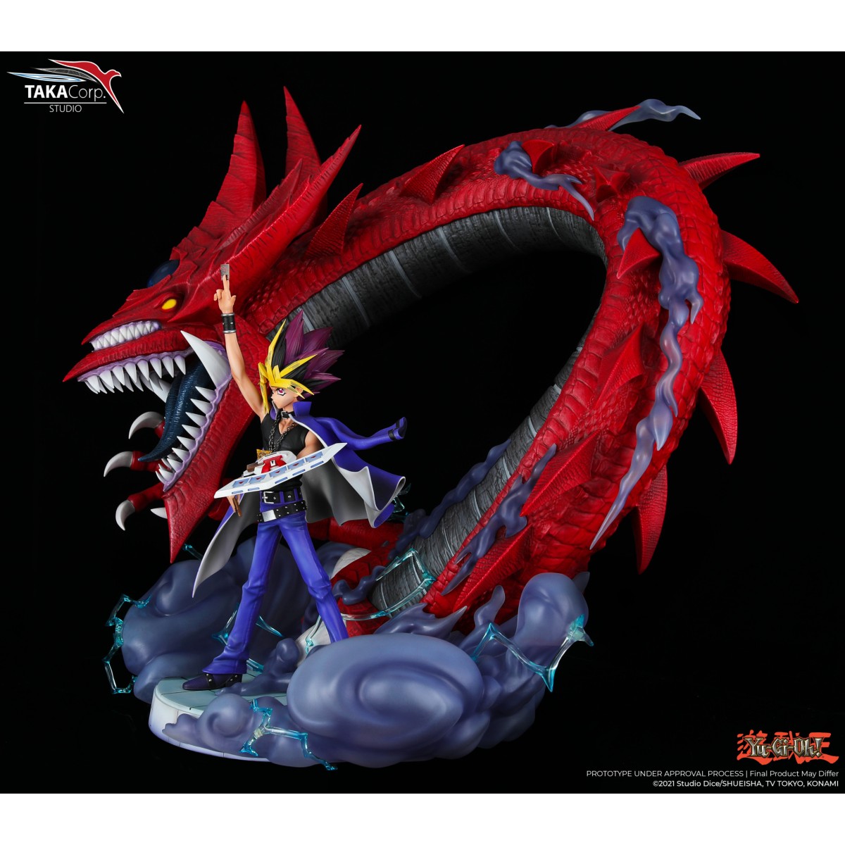 Statua Taka Corp - Yu Gi-Oh! - Yami Yugi & Slifer The Celestial Dragon - 1/6