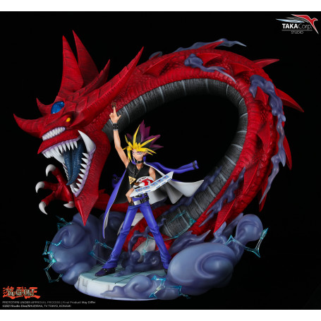 Statua Taka Corp - Yu Gi-Oh! - Yami Yugi & Slifer The Celestial Dragon - 1/6
