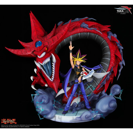 Statua Taka Corp - Yu Gi-Oh! - Yami Yugi & Slifer The Celestial Dragon - 1/6