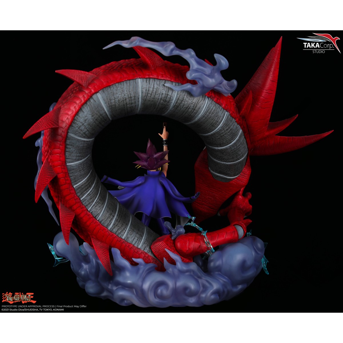 Statua Taka Corp - Yu Gi-Oh! - Yami Yugi & Slifer The Celestial Dragon - 1/6