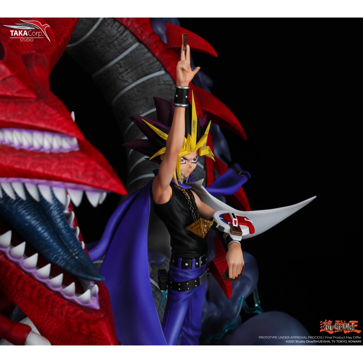 Statua Taka Corp - Yu Gi-Oh! - Yami Yugi & Slifer The Celestial Dragon - 1/6