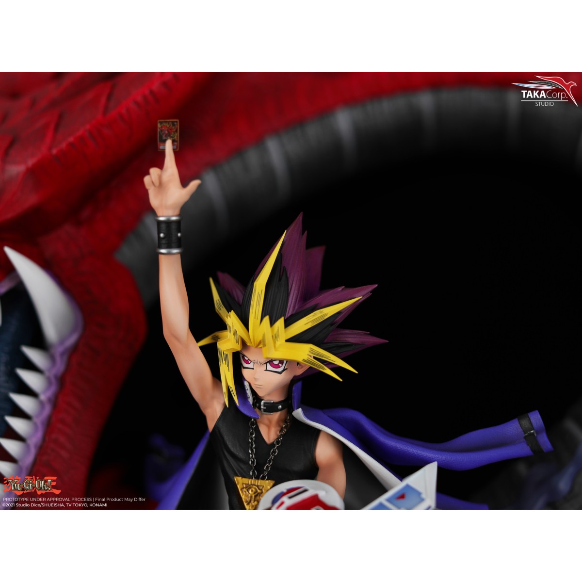 Statua Taka Corp - Yu Gi-Oh! - Yami Yugi & Slifer The Celestial Dragon - 1/6