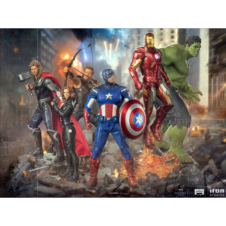 Iron Studios - HAWKEYE - Battle of NY The Infinity Saga 1/10 BDS Art Scale