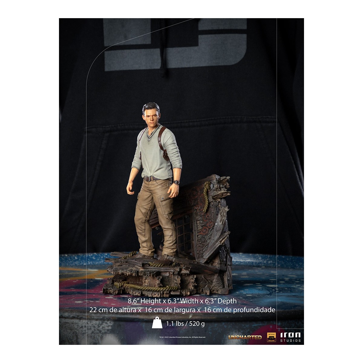 Iron Studios - NATHAN DRAKE - Uncharted 1/10 Deluxe Art Scale