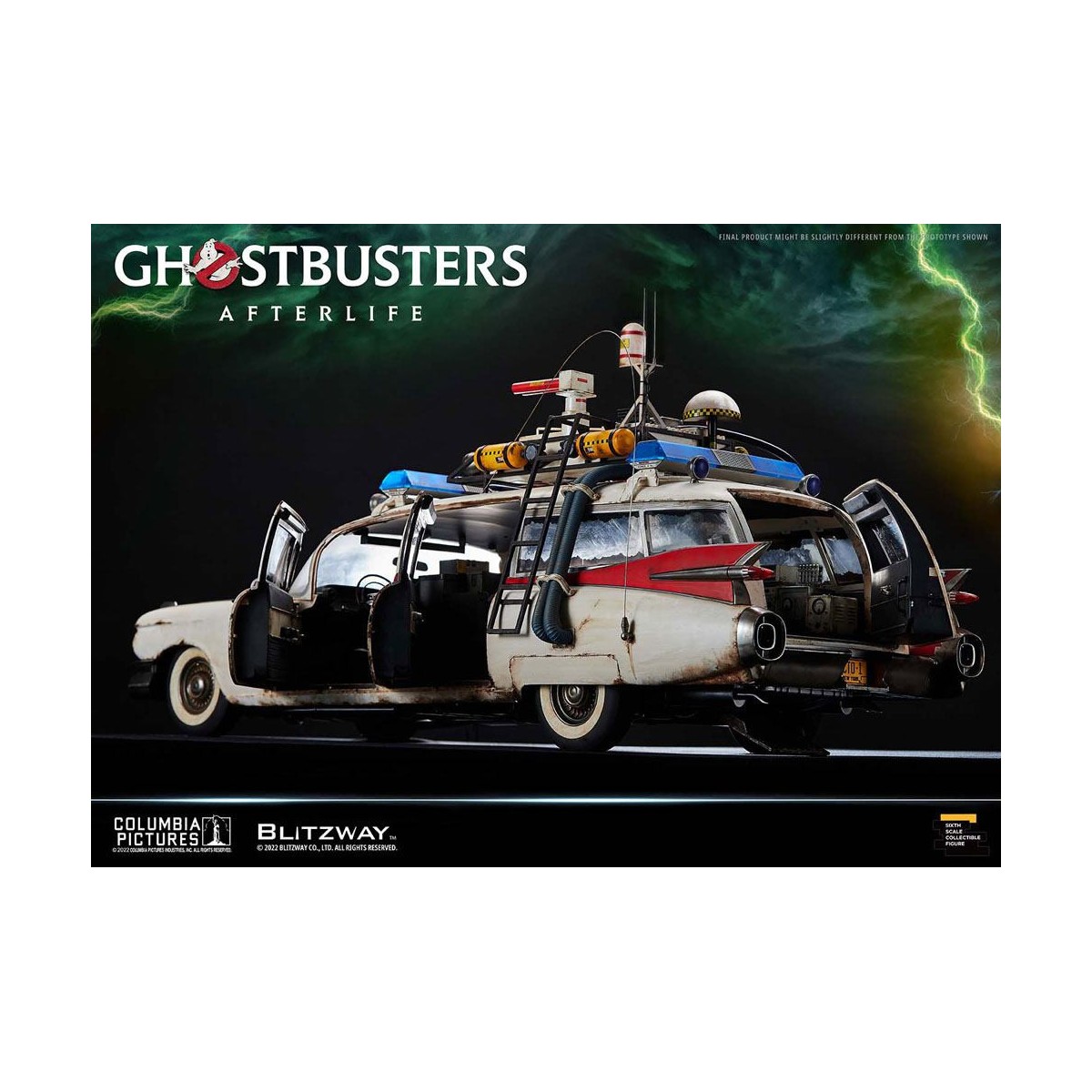 Blitzway Ghostbusters Heritage Car 1/6 ECTO-1 1959 Cadillac - Ghostbusters Afterlife