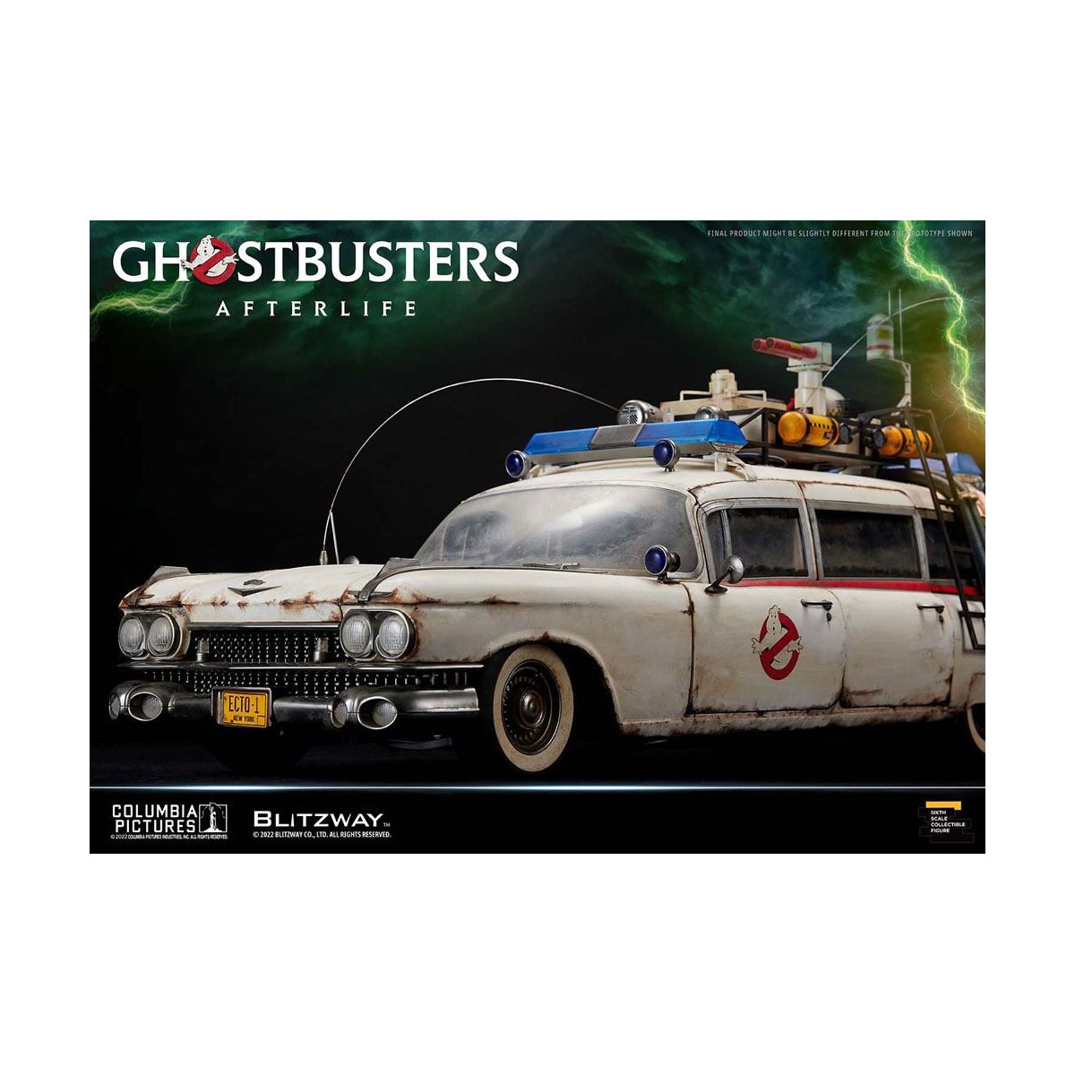 Blitzway Ghostbusters Heritage Car 1/6 ECTO-1 1959 Cadillac - Ghostbusters Afterlife