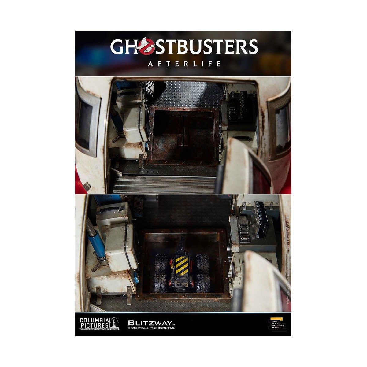 Blitzway Ghostbusters Heritage Car 1/6 ECTO-1 1959 Cadillac - Ghostbusters Afterlife