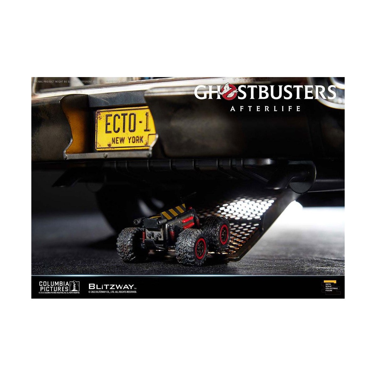 Blitzway Ghostbusters Heritage Car 1/6 ECTO-1 1959 Cadillac - Ghostbusters Afterlife