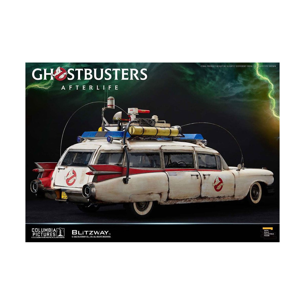 Blitzway Ghostbusters Heritage Car 1/6 ECTO-1 1959 Cadillac - Ghostbusters Afterlife